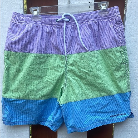 Vineyard Vines Other - Vineyard Vines Purple and Green Swim Trunks Quick-Dry